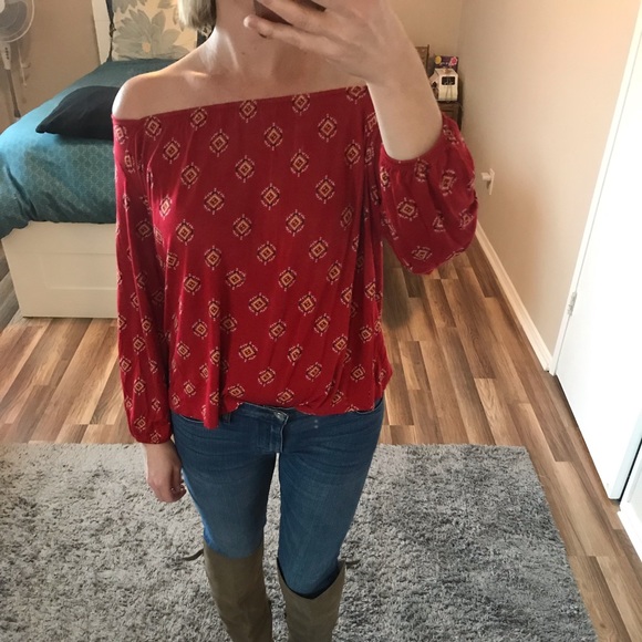 Old Navy Red top, small - Picture 1 of 4